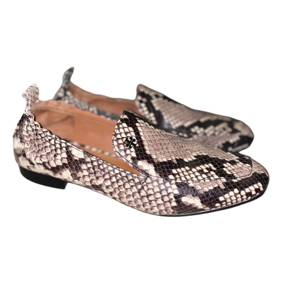 Tory Burch Kira Snake Embossed Flats